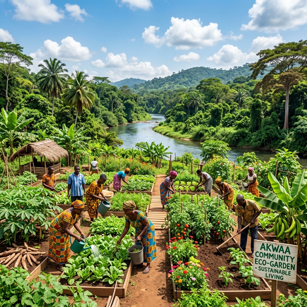 Ghana green forest environment